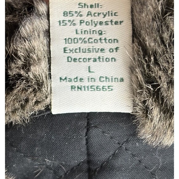 Gander Mountain Men’s Large Winter Flack Fur Quilted Inside Trapper Hat Hunting - Picture 7 of 8